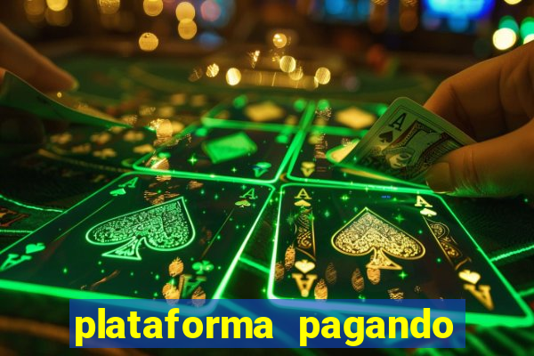 plataforma pagando no cadastro fortune tiger